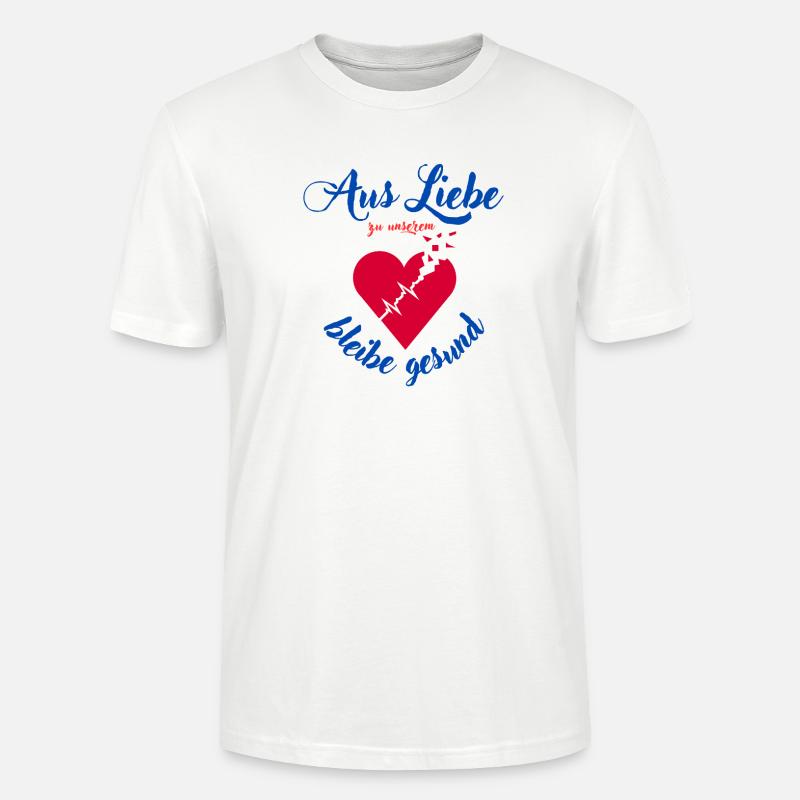 Ich bin ein Herzi - Stanley/Stella Unisex Bio-T-Shirt CRAFTER - Weiß