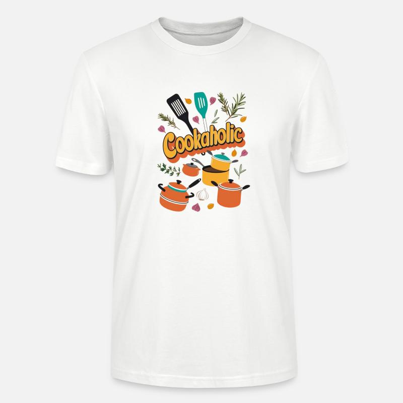 Koch kochen lecker Geschenk - Stanley/Stella Unisex Bio-T-Shirt CRAFTER - Weiß