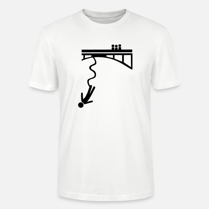 Bungee jumping - Stanley/Stella Unisex Bio-T-Shirt CRAFTER - Weiß