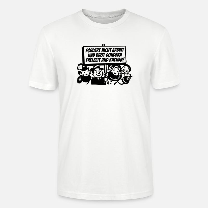 Freizeit und Kuchen - Stanley/Stella Unisex Bio-T-Shirt CRAFTER - Weiß