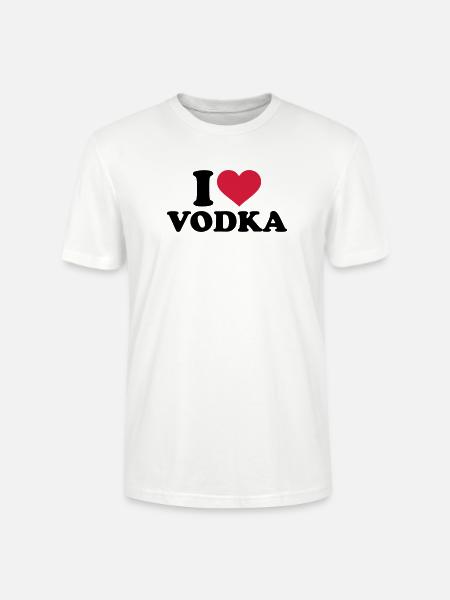 Wodka - Stanley/Stella Unisex Bio-T-Shirt CRAFTER - Weiß