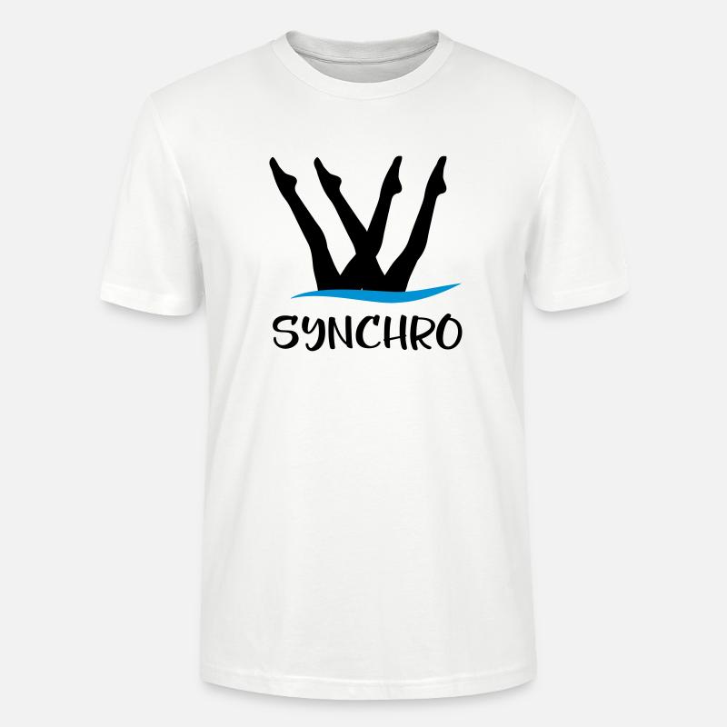 Synchronschwimmen - Stanley/Stella Unisex Bio-T-Shirt CRAFTER - Weiß
