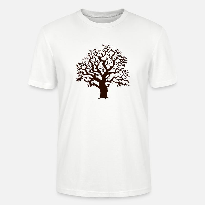 Baum Eiche - Stanley/Stella Unisex Bio-T-Shirt CRAFTER - Weiß