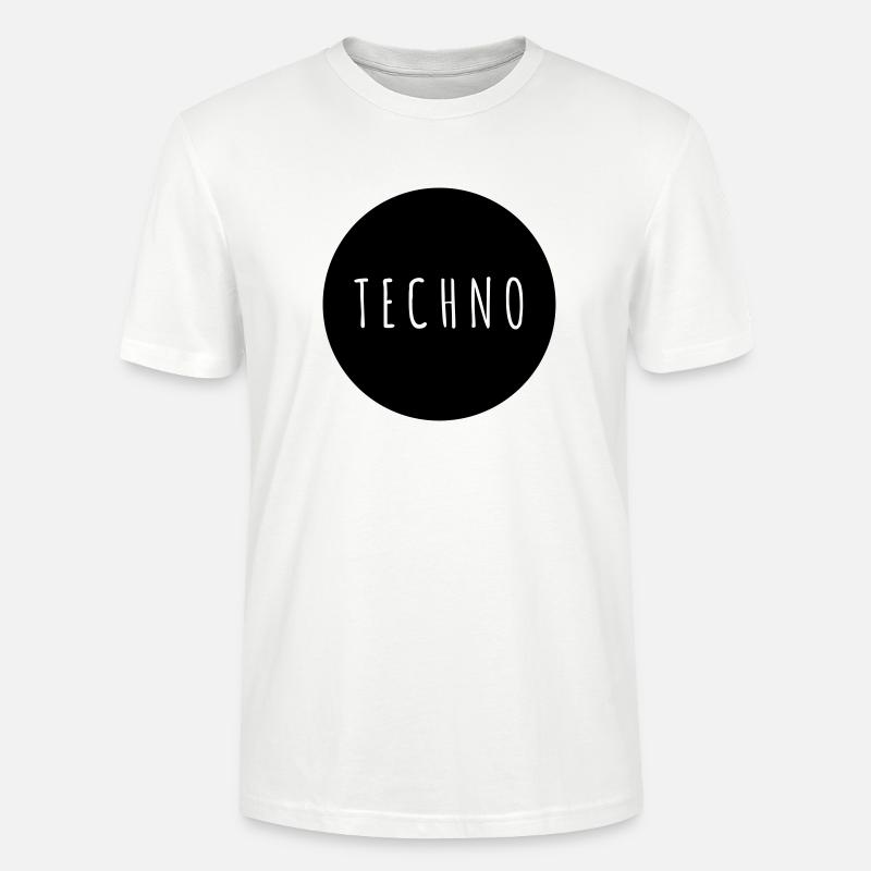 Techno Kreis - Stanley/Stella Unisex Bio-T-Shirt CRAFTER - Weiß