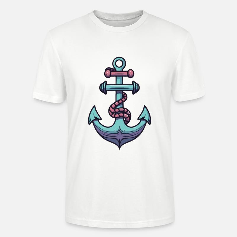 Port d’ancrage - T-shirt bio CRAFTER Stanley Stella Unisexe - blanc