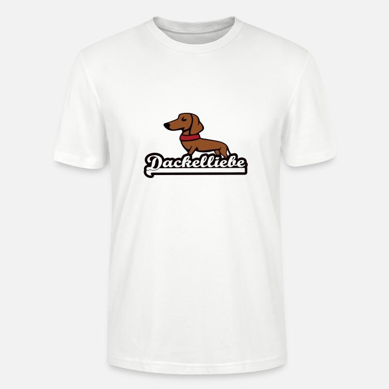 Dackelliebe - Stanley/Stella Unisex Bio-T-Shirt CRAFTER - Weiß