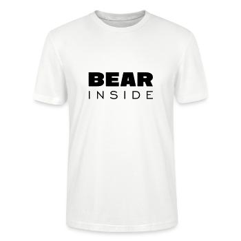 BEAR inside - Stanley/Stella Unisex Bio-T-Shirt CRAFTER - Weiß - Vorne - Alina (178cm) & Michal (187cm)