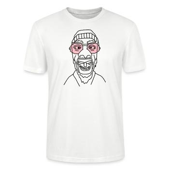 Cooler Typ - Stanley/Stella Unisex Bio-T-Shirt CRAFTER - Weiß - Vorne - Alina (178cm) & Michal (187cm)