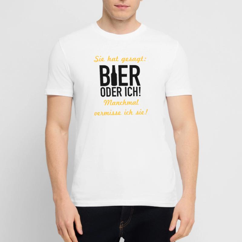 Bier oder ich Stanley/Stella Unisex Bio-T-Shirt CRAFTER