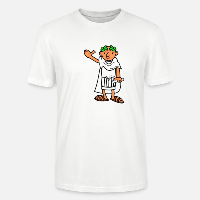 Les Romains ! Cadeau d’idée - T-shirt bio CRAFTER Stanley Stella Unisexe - blanc