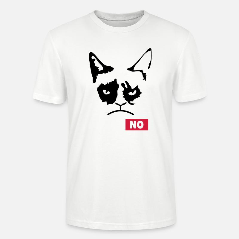 Grumpy Cat - Stanley/Stella Unisex Bio-T-Shirt CRAFTER - Weiß
