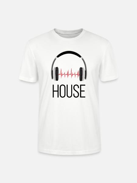 House Music - Stanley/Stella Unisex Bio-T-Shirt CRAFTER - Weiß