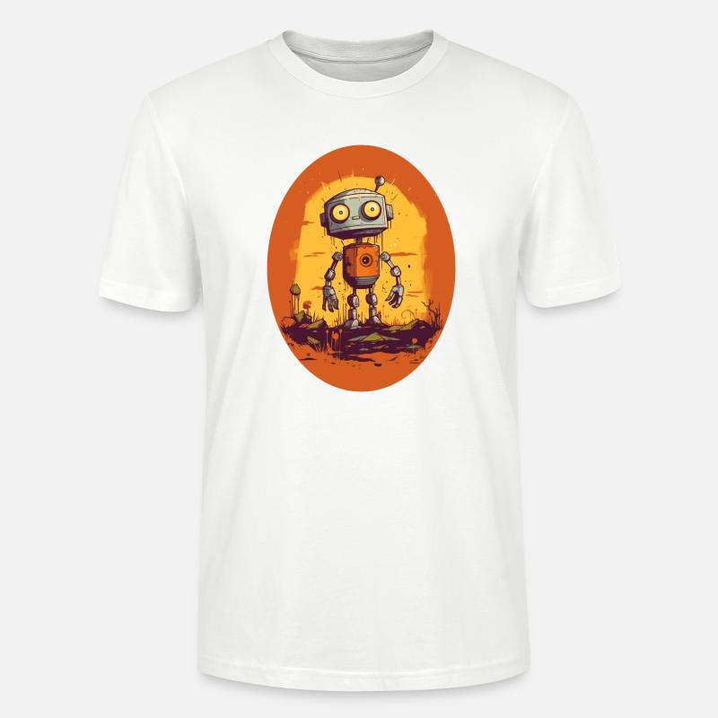 Robot - Stanley/Stella Unisex Bio-T-Shirt CRAFTER - Weiß
