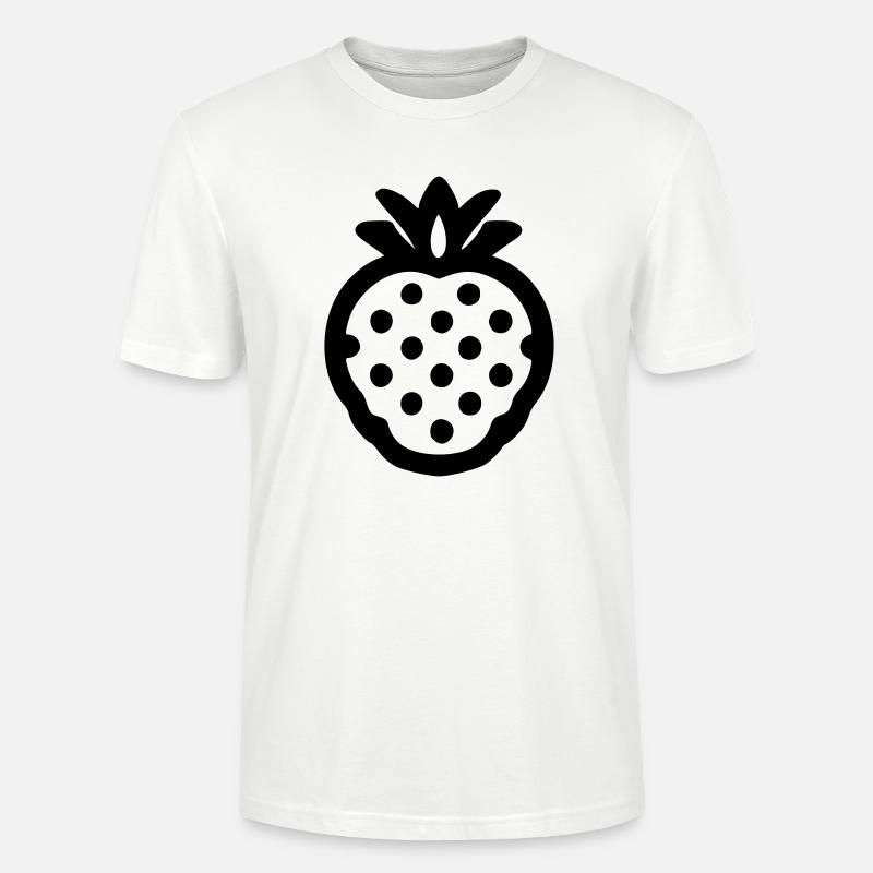 Erdbeere - Stanley/Stella Unisex Bio-T-Shirt CRAFTER - Weiß