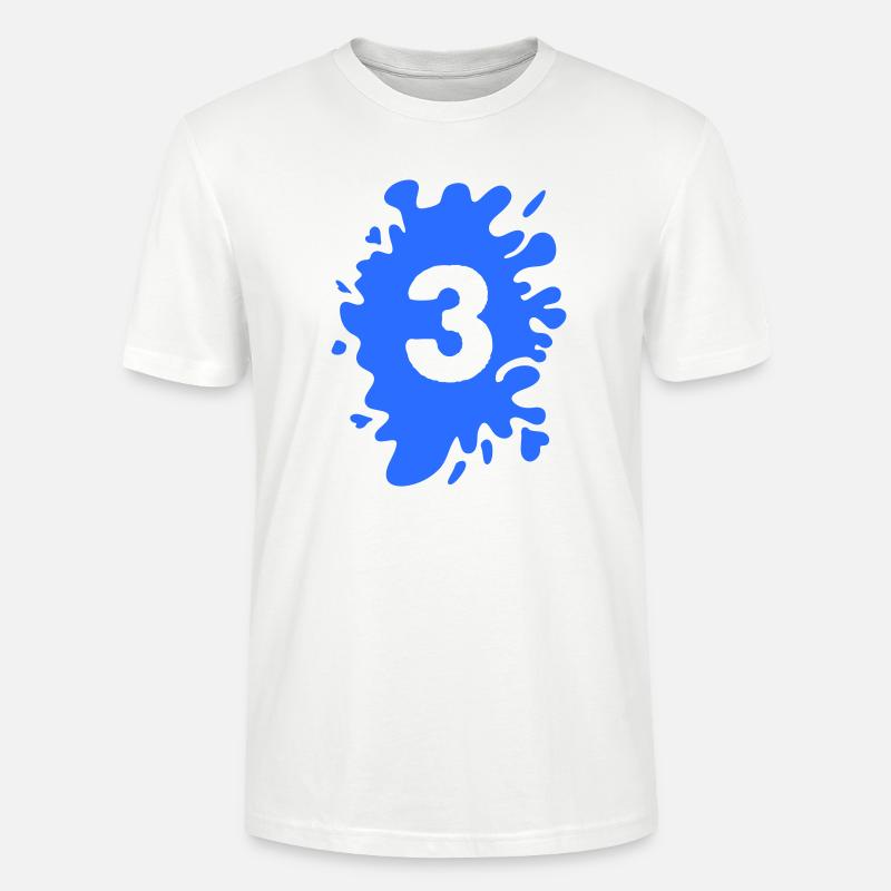 Klecks 3 - Stanley/Stella Unisex Bio-T-Shirt CRAFTER - Weiß