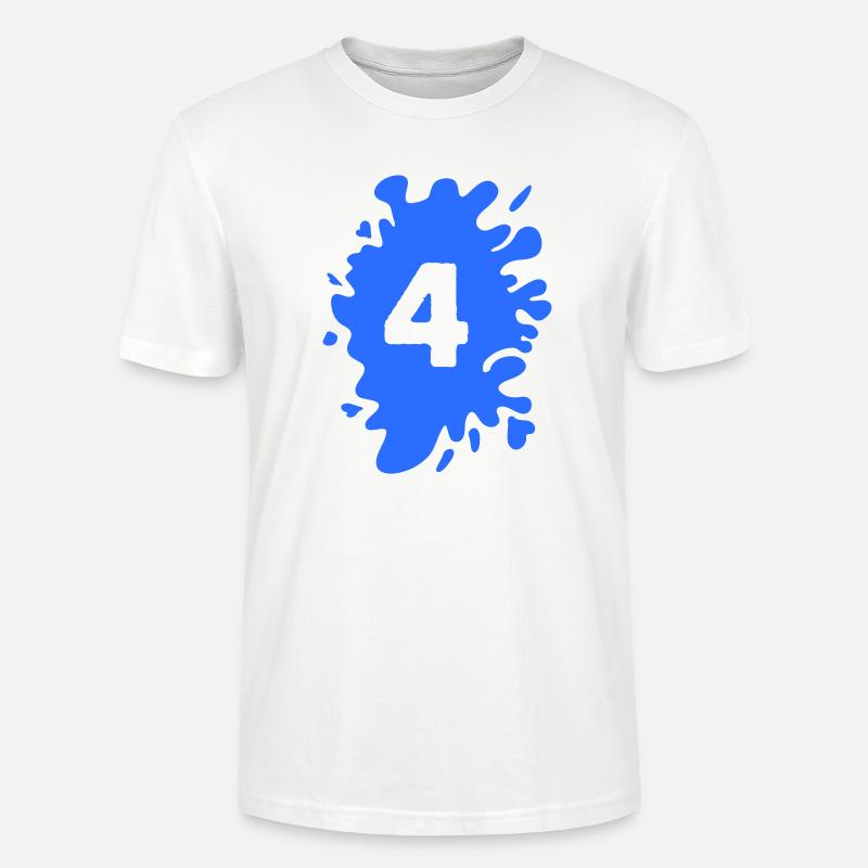 Klecks 4 - Stanley/Stella Unisex Bio-T-Shirt CRAFTER - Weiß