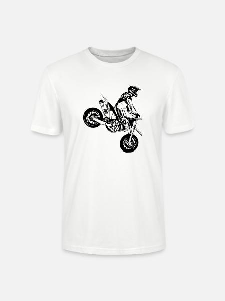 Supermoto - Stanley/Stella Unisex Bio-T-Shirt CRAFTER - Weiß