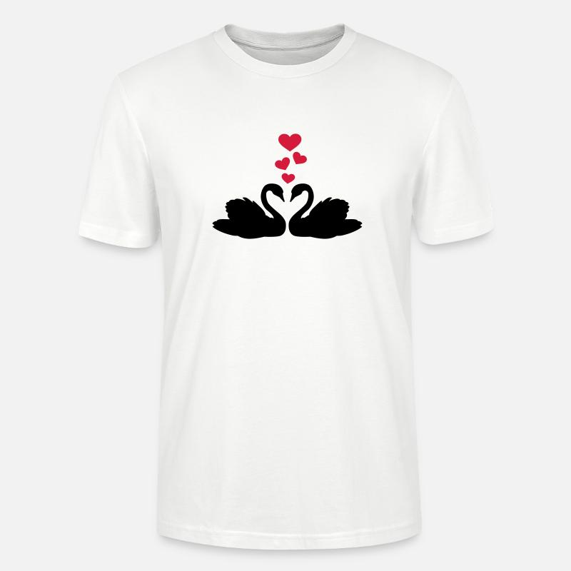 Cygne - T-shirt bio CRAFTER Stanley Stella Unisexe - blanc