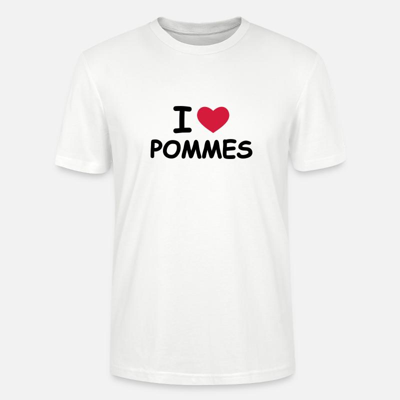 J'aime français - T-shirt bio CRAFTER Stanley Stella Unisexe - blanc
