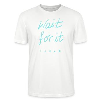 wait for it - Stanley/Stella CRAFTER Unisex Organic T-Shirt - white - Front - Alina (178cm) & Michal (187cm)