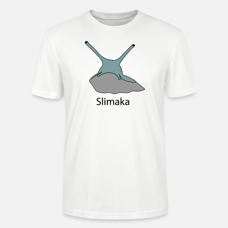 Schnecke - Slimaka - Stanley/Stella Unisex Bio-T-Shirt CRAFTER - Weiß