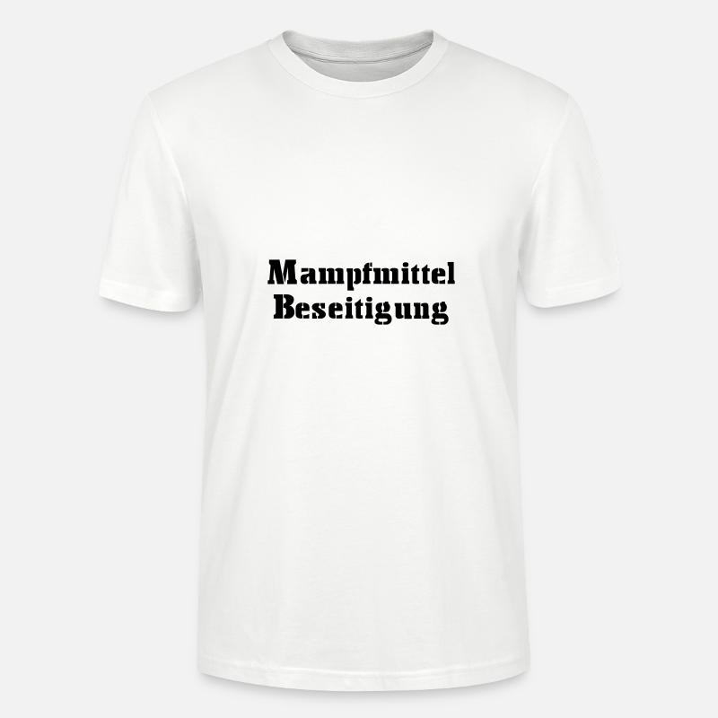 Mampfmittel Beseitigung SCHWARZ - Stanley/Stella Unisex Bio-T-Shirt CRAFTER - Weiß