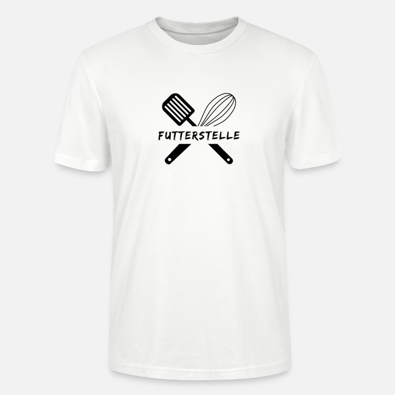 Futterstelle - Küche / Essen / Kochen - Stanley/Stella Unisex Bio-T-Shirt CRAFTER - Weiß