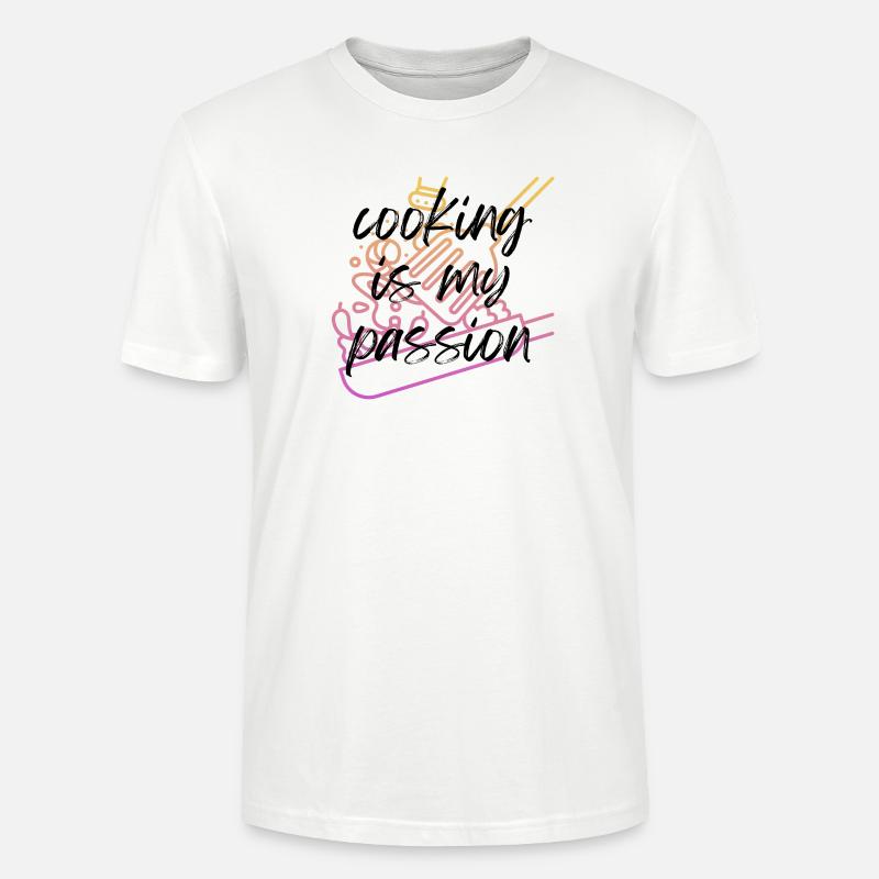 Kochen ist meine Leidenschaft! - Stanley/Stella Unisex Bio-T-Shirt CRAFTER - Weiß