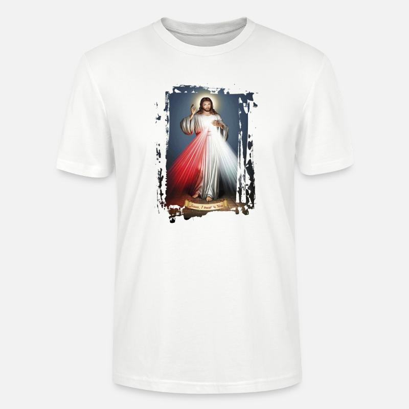 Jesus - Stanley/Stella Unisex Bio-T-Shirt CRAFTER - Weiß