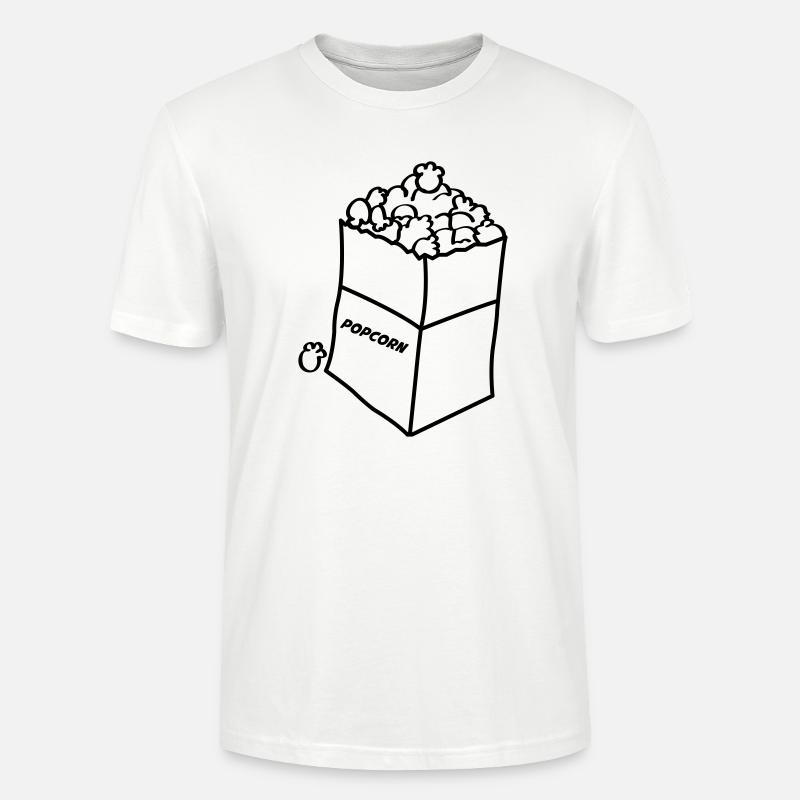 popcorn 01 - Stanley/Stella Unisex Bio-T-Shirt CRAFTER - Weiß