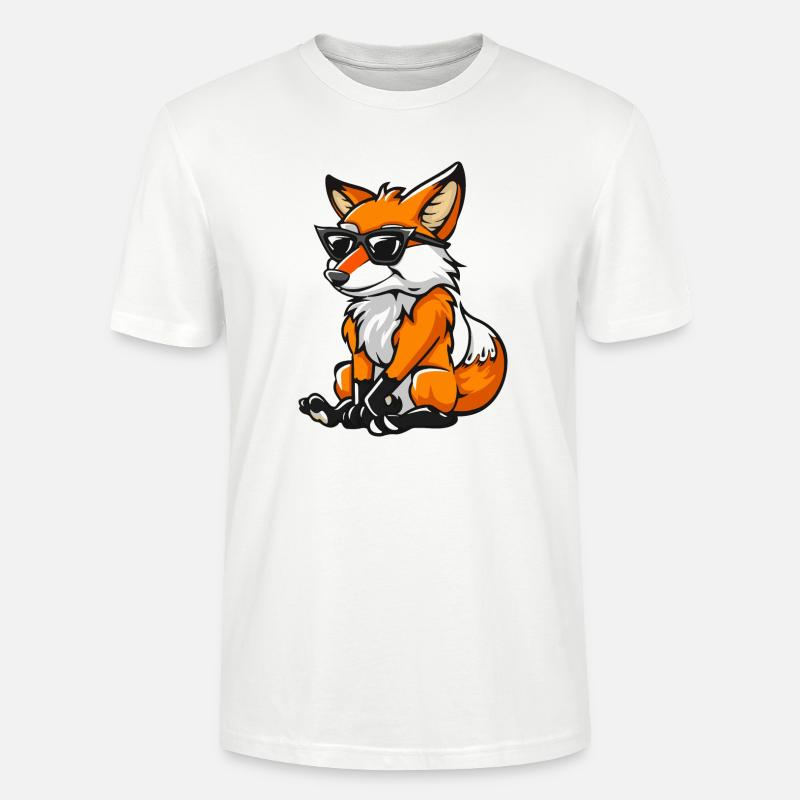 Fuchs Comic - Stanley/Stella Unisex Bio-T-Shirt CRAFTER - Weiß