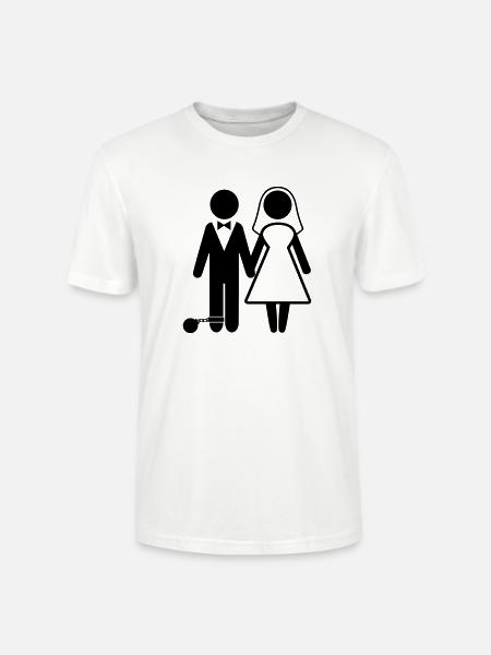 marié - T-shirt bio CRAFTER Stanley Stella Unisexe - blanc