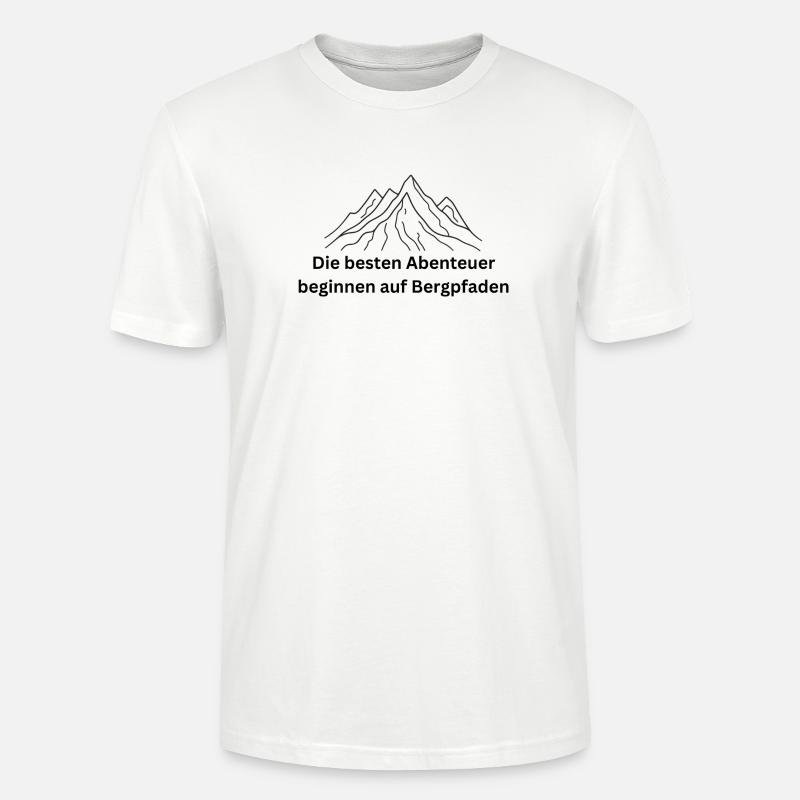 Wo Abenteuer beginnen - Stanley/Stella Unisex Bio-T-Shirt CRAFTER - Weiß