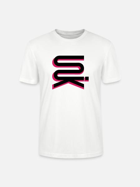 UNIK high vertical blackpink - Stanley/Stella CRAFTER Unisex Organic T-Shirt - white