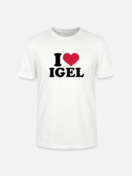 Igel - Stanley/Stella Unisex Bio-T-Shirt CRAFTER - Weiß