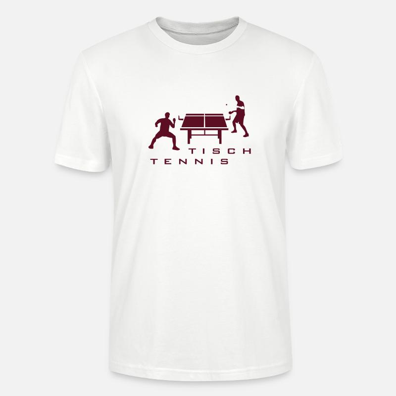 table_tennis_052012_h_1c - Stanley/Stella Unisex Bio-T-Shirt CRAFTER - Weiß