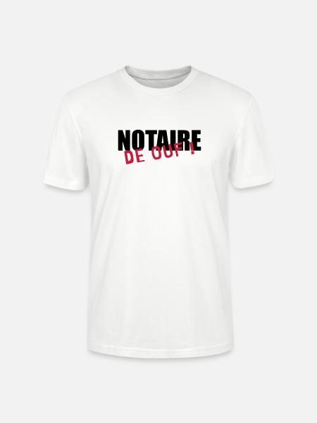 notaire / notariat / justice / droit - T-shirt bio CRAFTER Stanley Stella Unisexe - blanc