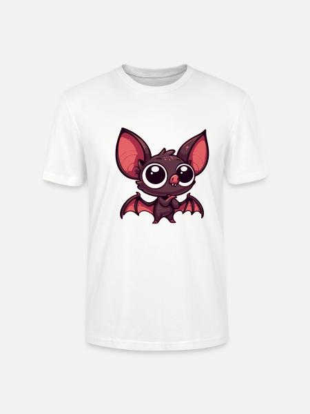 Baby Bat - Stanley/Stella CRAFTER Unisex Organic T-Shirt - white
