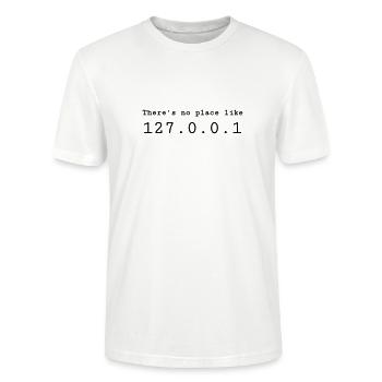 Entwickler / Informatiker / Programmierer / - Stanley/Stella Unisex Bio-T-Shirt CRAFTER - Weiß - Vorne - Alina (178cm) & Michal (187cm)
