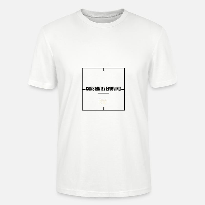 CONSTANTLY EVOLVING - Stanley/Stella CRAFTER Unisex Organic T-Shirt - white