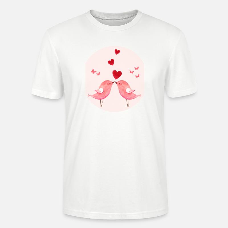 Joyeuse Saint-Valentin - T-shirt bio CRAFTER Stanley Stella Unisexe - blanc