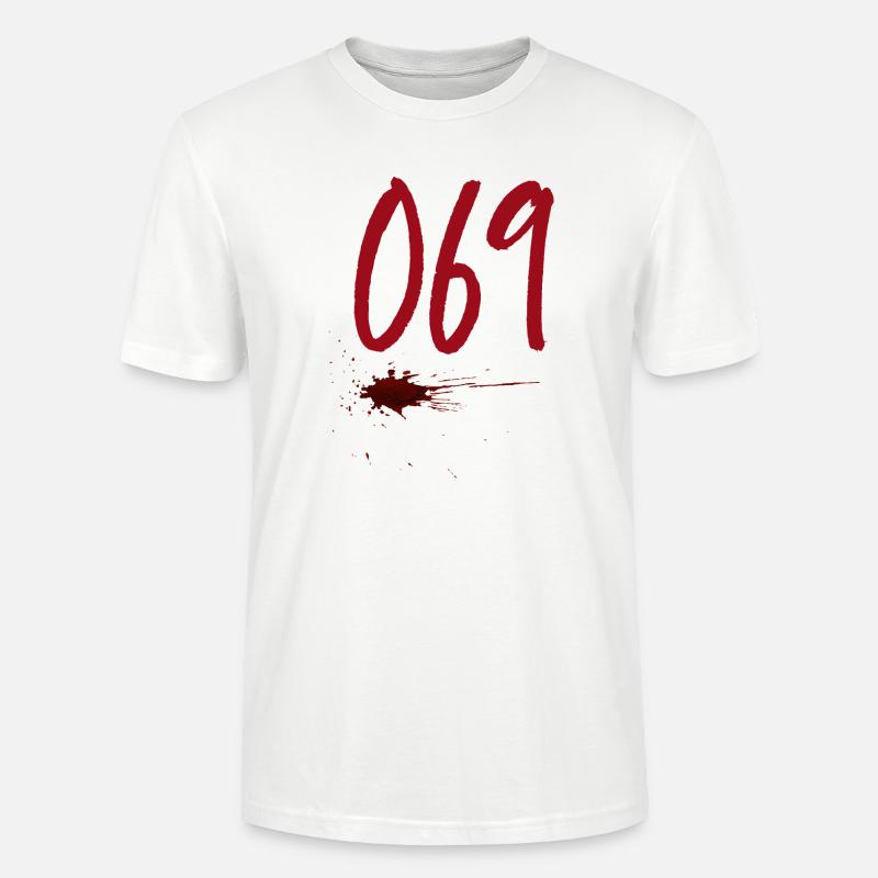 Code postal Francfort 069 - T-shirt bio CRAFTER Stanley Stella Unisexe - blanc