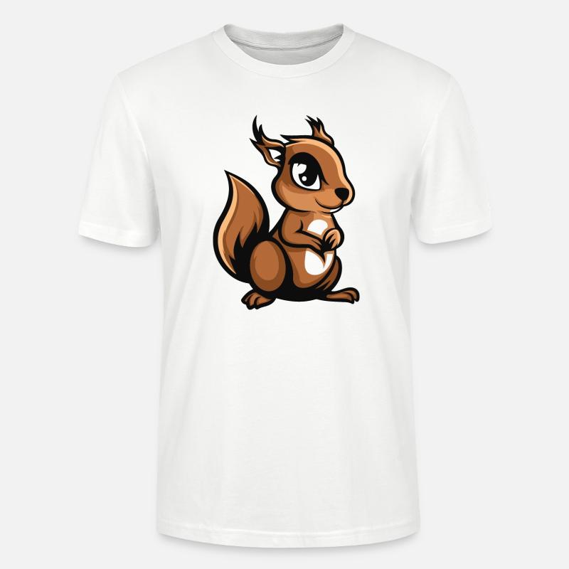eichhörnchen - Stanley/Stella Unisex Bio-T-Shirt CRAFTER - Weiß