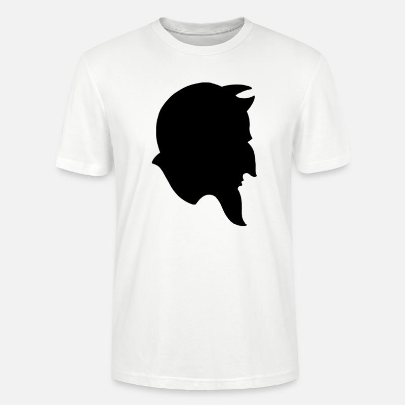 Schwarzer Teufel - Stanley/Stella Unisex Bio-T-Shirt CRAFTER - Weiß