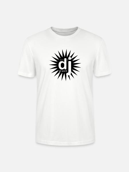 dj_at_work - Stanley/Stella CRAFTER Unisex Organic T-Shirt - white