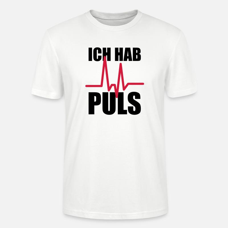 Ich hab Puls - Stanley/Stella Unisex Bio-T-Shirt CRAFTER - Weiß