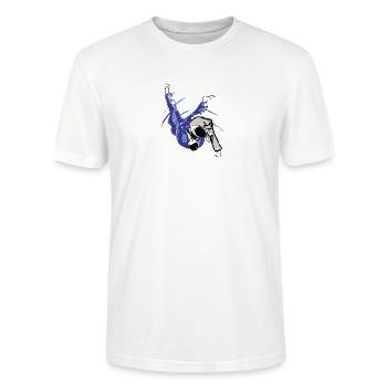 Judo - Stanley/Stella Unisex Bio-T-Shirt CRAFTER - Weiß - Vorne - Alina (178cm) & Michal (187cm)