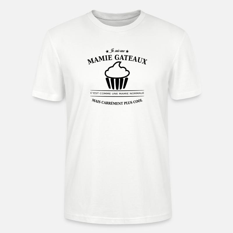 mamie gateaux - T-shirt bio CRAFTER Stanley Stella Unisexe - blanc
