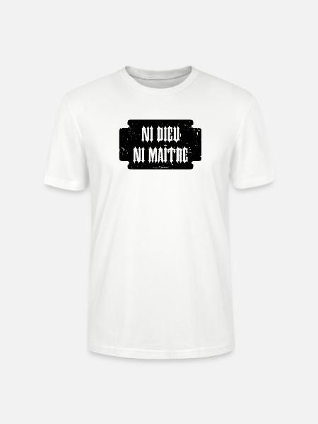 Weder Gott noch Meister - Stanley/Stella Unisex Bio-T-Shirt CRAFTER - Weiß