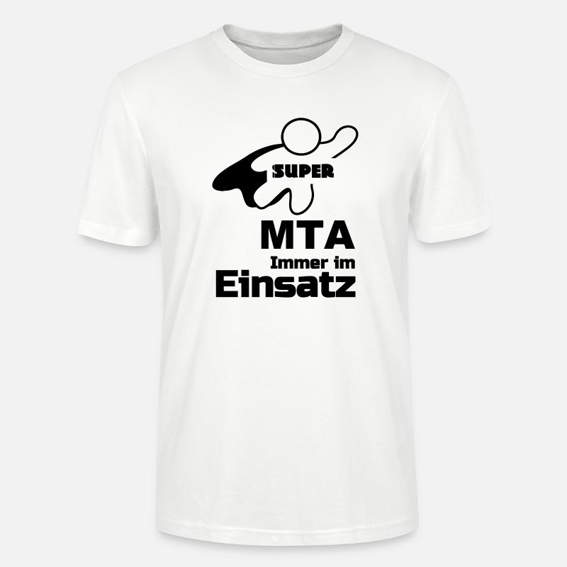 Super MTA Geschenk - Stanley/Stella Unisex Bio-T-Shirt CRAFTER - Weiß